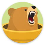 Logo of TunnelBear VPN android Application 