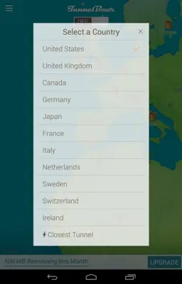TunnelBear VPN android App screenshot 11